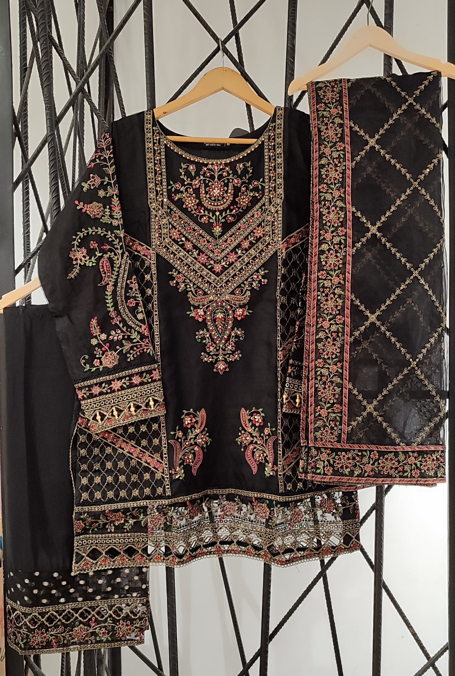 MAHPARA LUXURY EMB ORGANZA FORMAL 3PEC