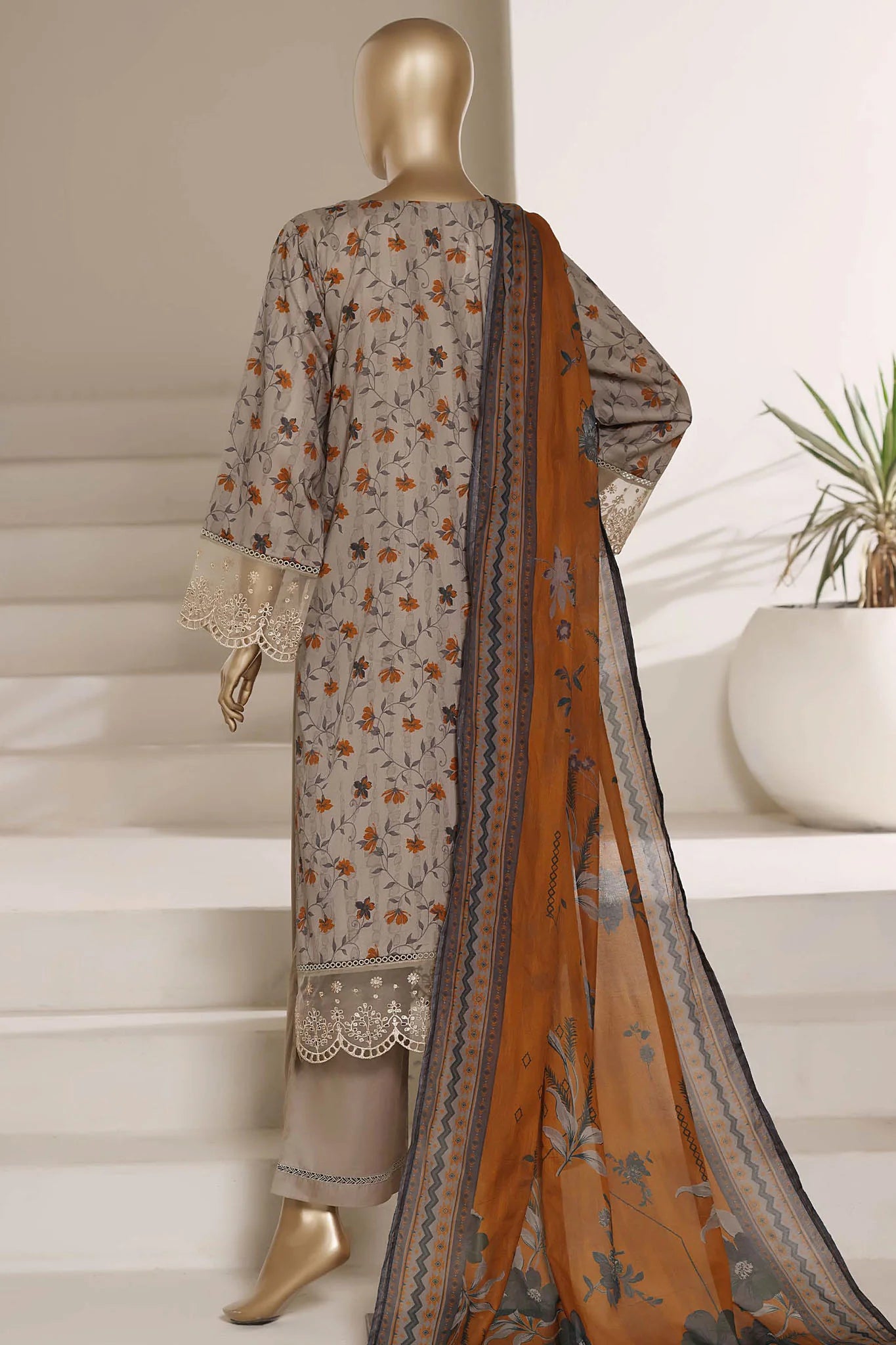 Amyrah By Sada Bahar Stitched 3 Piece Festive Emb Lawn Vol-01 Suit