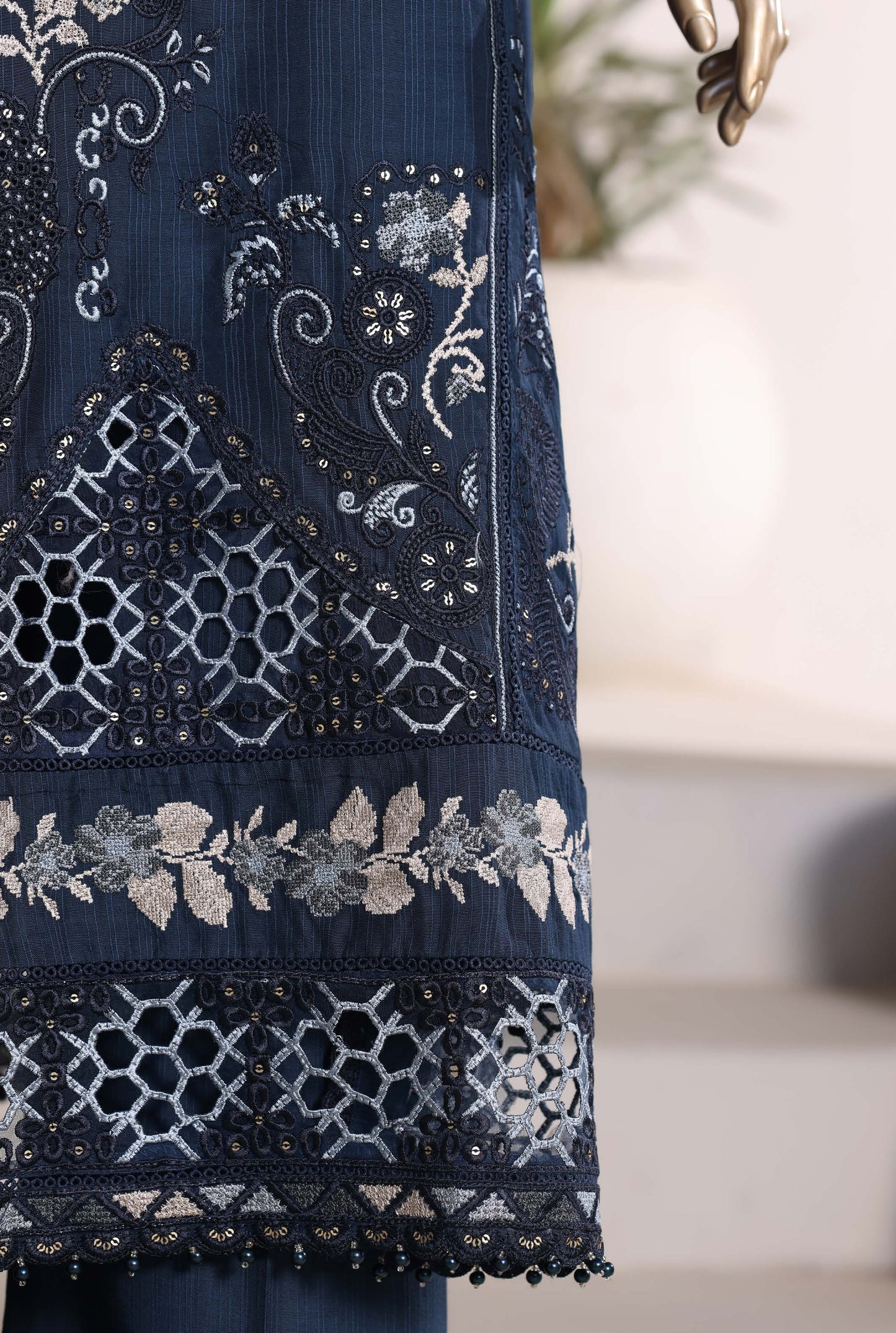 Sada Bahar Stitched 3 Piece Luxury Emb Festive Vol-03