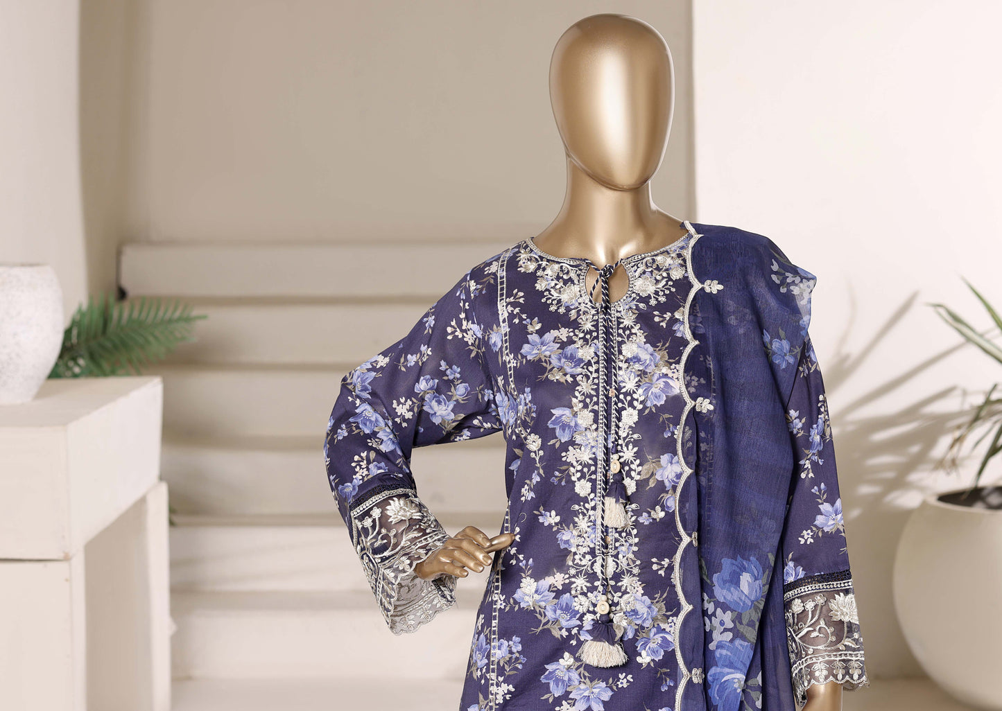 Sadabahar Signature Embroidered Stitched 3 Piece Suit festive collection