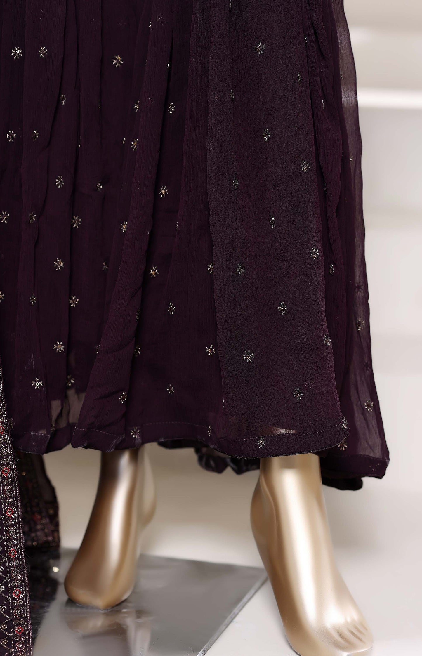 Afsanay by Sadabahar Embroidered Chiffon Stitched 3 Piece Suit