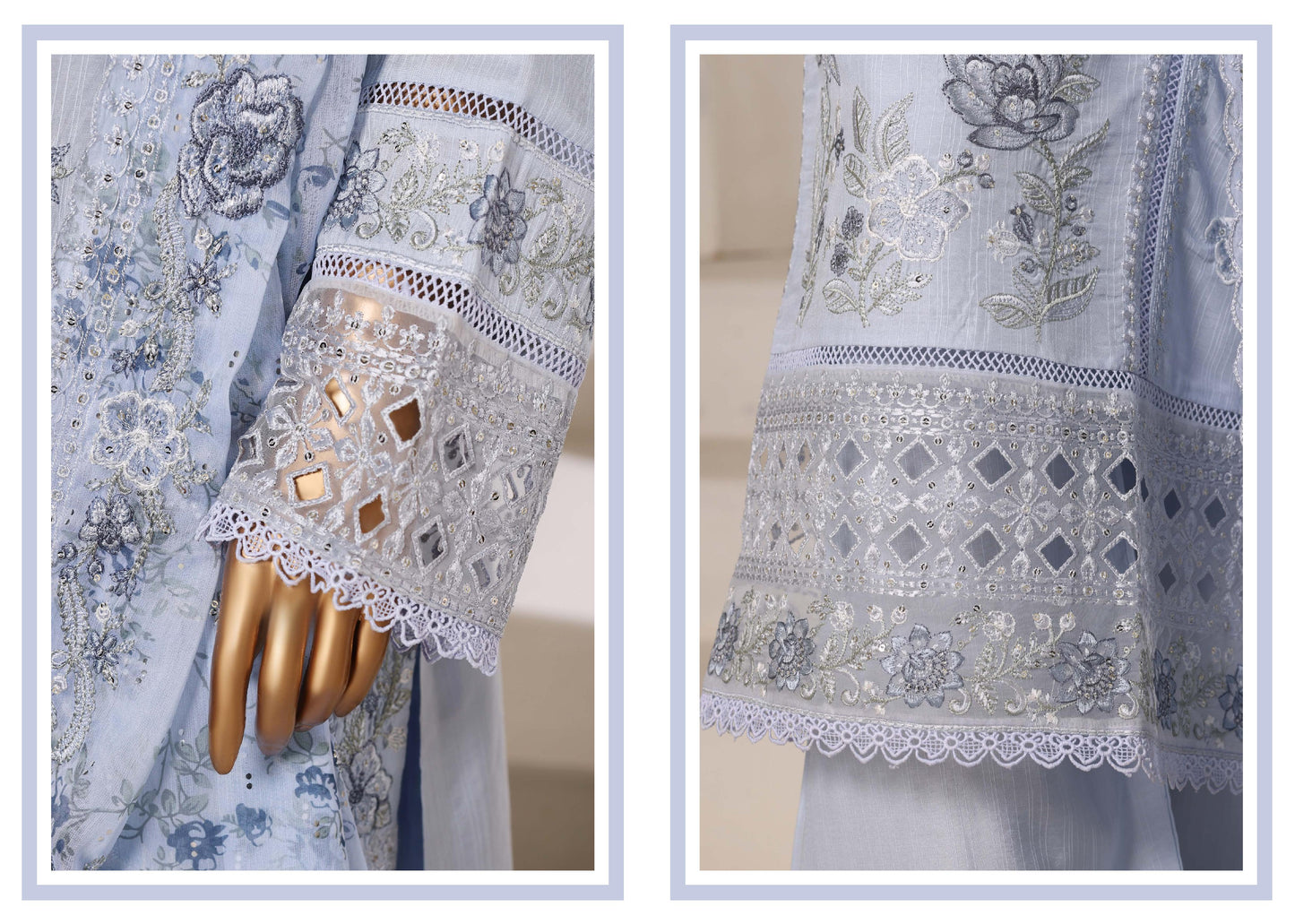Sada Bahar Stitched 3 Piece Luxury Emb Festive Vol-01 Suit