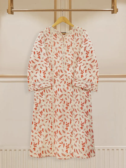 TWO PIECE PREMIUM DIGITAL PRINTED PURE LAWN SHIRT WITH PANT S107735