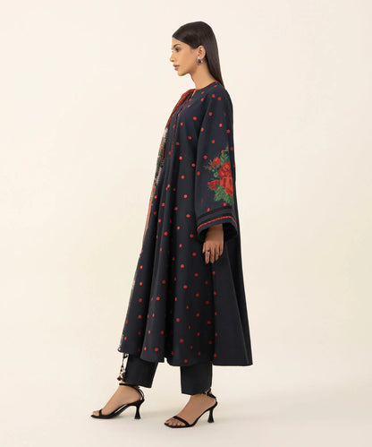 1 Piece - Embroidered Cambric Shirt