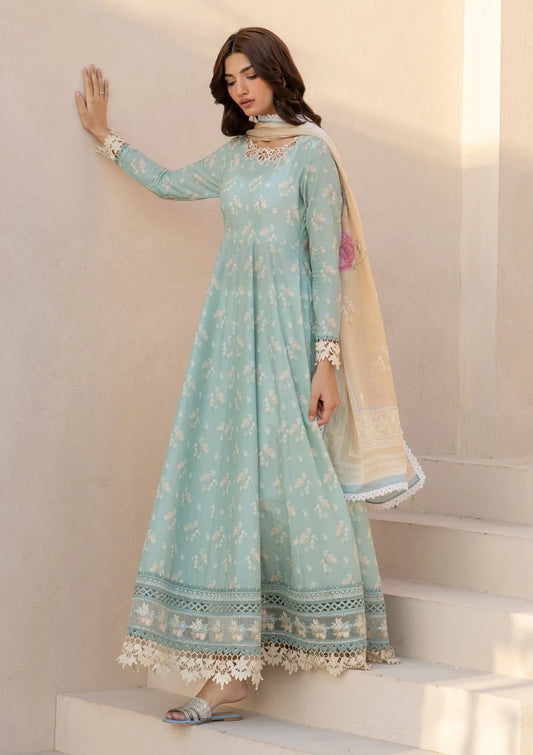 IZINK Festive Lawn EFL-06 PRINTED LAWN FROCK