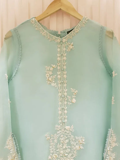 AGHA NOORTWO PIECE PURE ORGANZA S105261