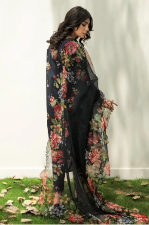 BAROQUE 3 PIECE UNSTITCHED LAWN SUITE UF-208