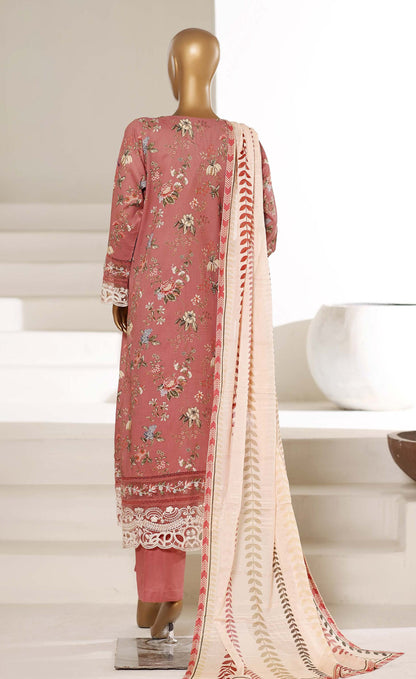 Sada Bahar Stitched 3 Piece Festive Emb Lawn With Fancy Dupatta Vol-01