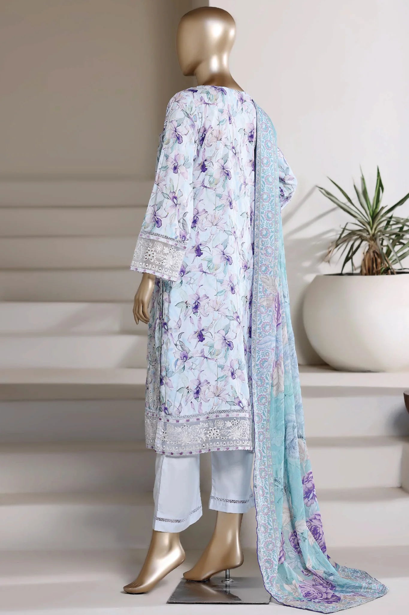 Amyrah By Sada Bahar Stitched 3 Piece Festive Emb Lawn Vol-02 Suit