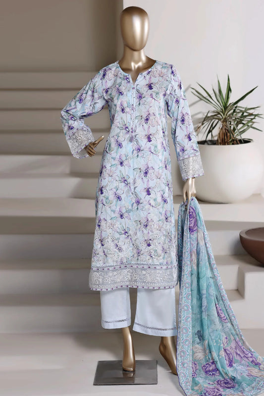 Amyrah By Sada Bahar Stitched 3 Piece Festive Emb Lawn Vol-02 Suit
