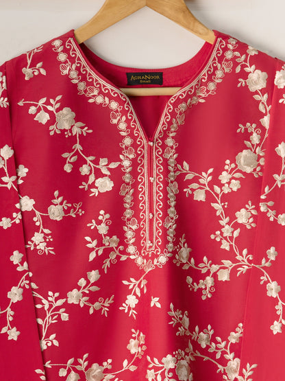 3 Piece - Embroidered Cambric Suit S110822