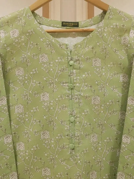 Agha Noor Stitched Three Piece Premium Digital Printed Pure Lawn suit