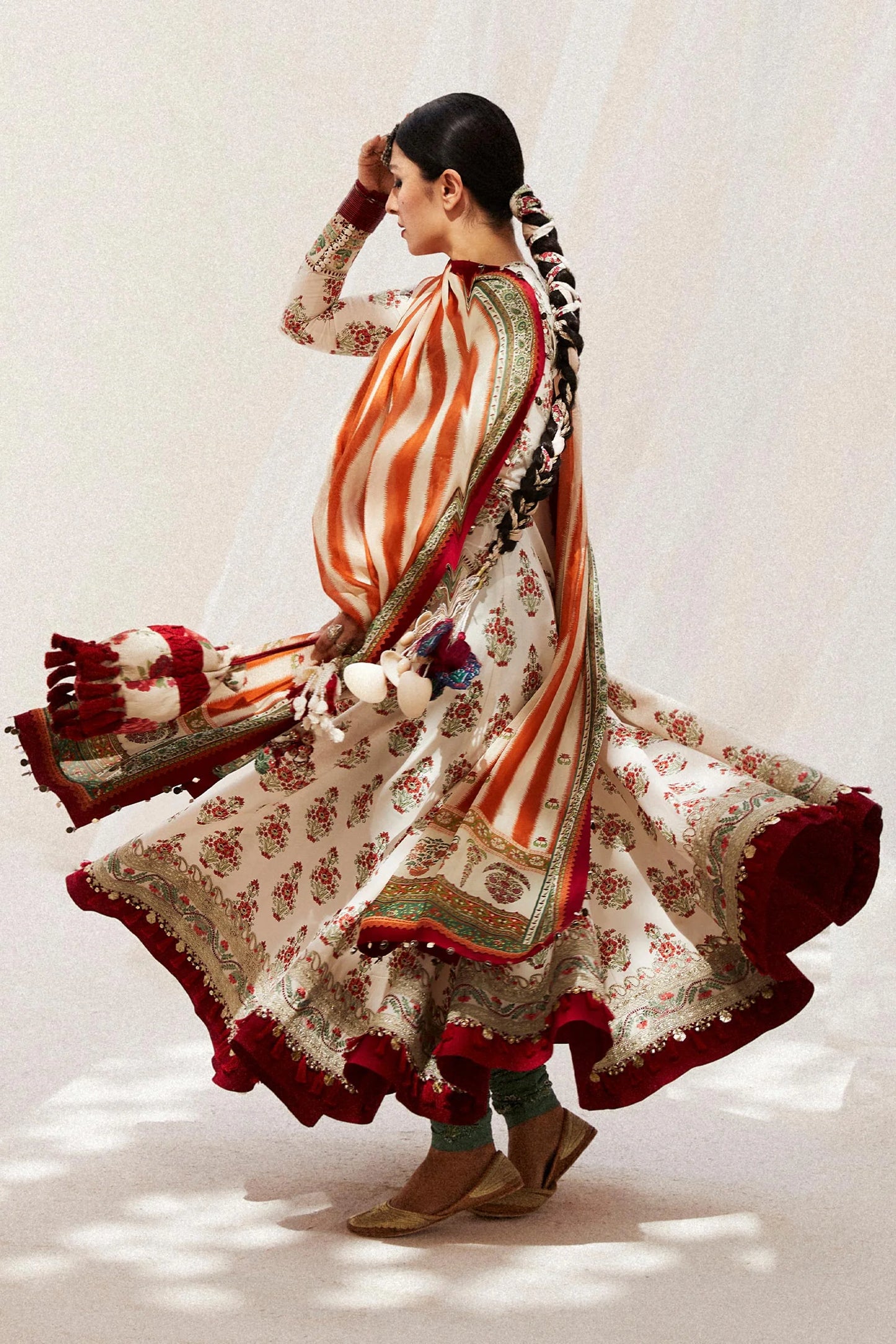 ZARA SHAHJAHAN ANARKALI-11B   UNSTITCHED LAWN