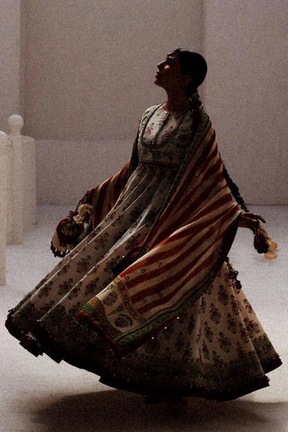 ZARA SHAHJAHAN ANARKALI-11B   UNSTITCHED LAWN