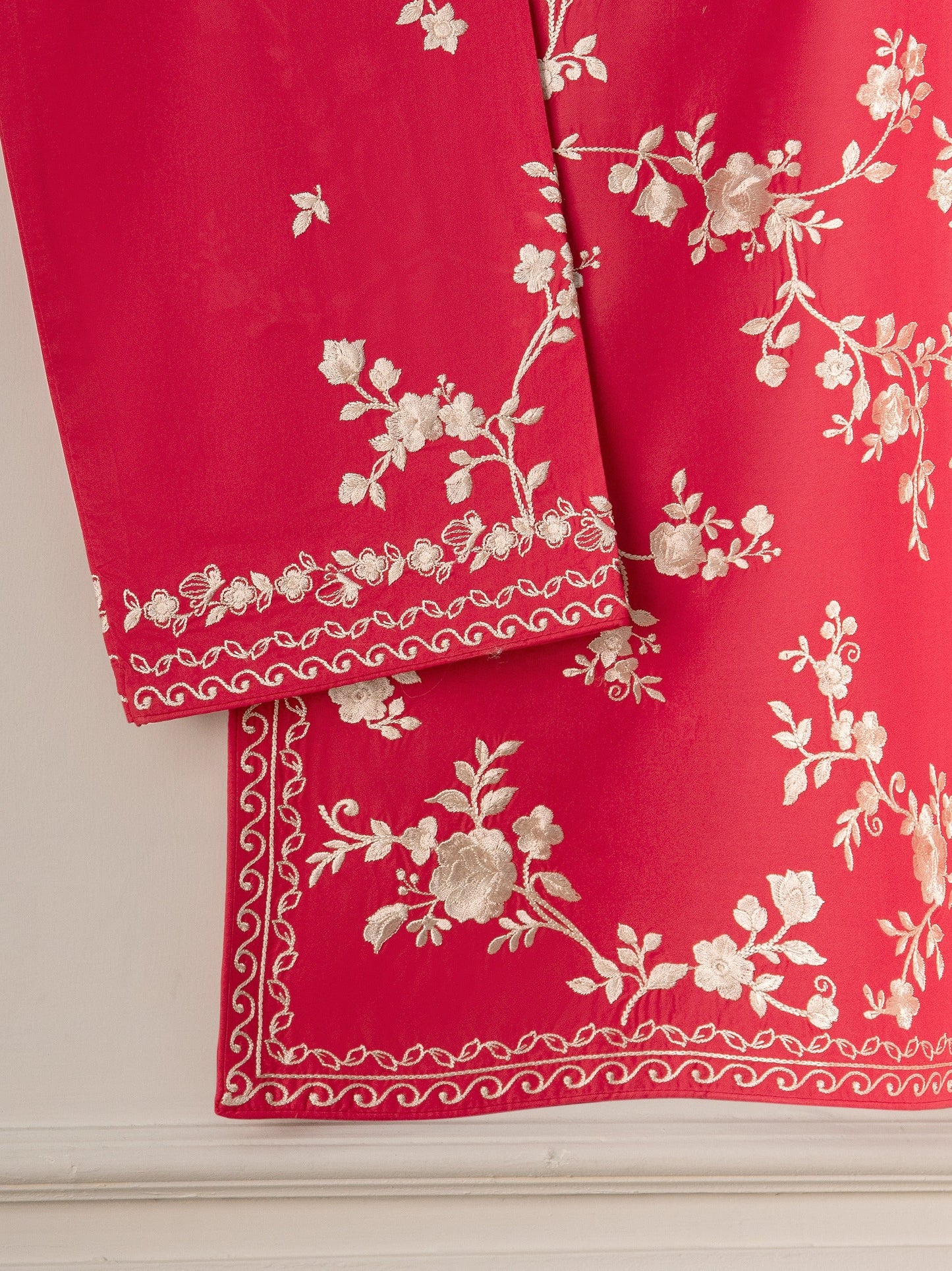 3 Piece - Embroidered Cambric Suit S110822