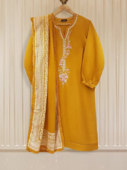 Agha Noor Embroidered 3 Piece – S106125