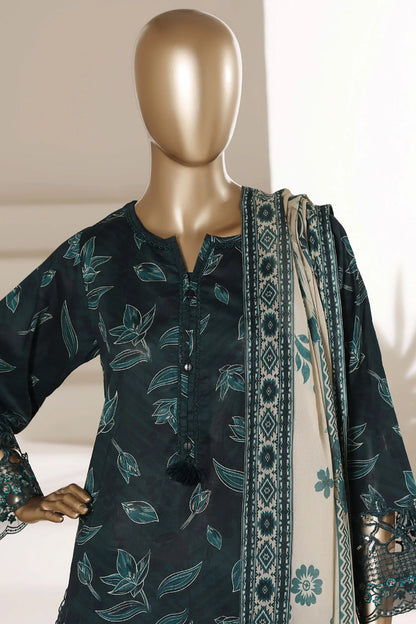 Malika By Sada Bahar Stitched 3 Piece Emb Lawn With Shalwar Suit