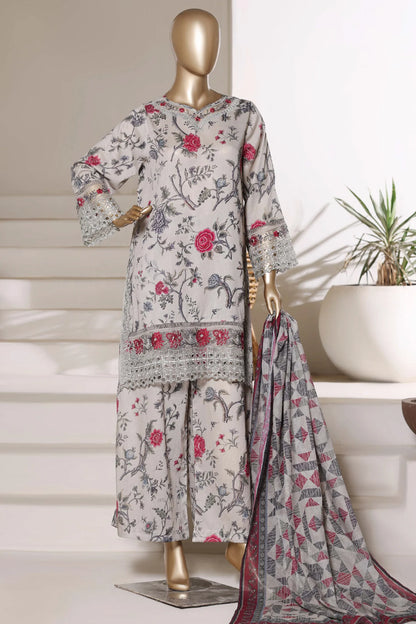 Malika By Sada Bahar Stitched 3 Piece Festive Lawn Vol-01 Suit