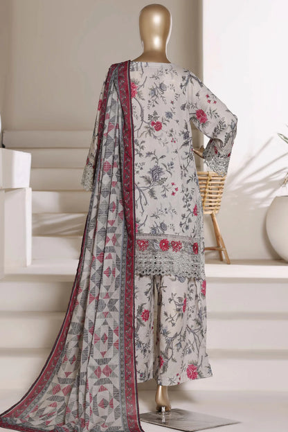 Malika By Sada Bahar Stitched 3 Piece Festive Lawn Vol-01 Suit