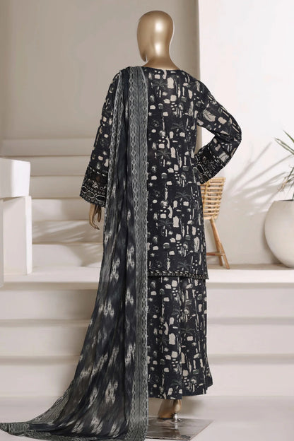 Malika By Sada Bahar Stitched 3 Piece Festive Lawn Vol-01 Suit