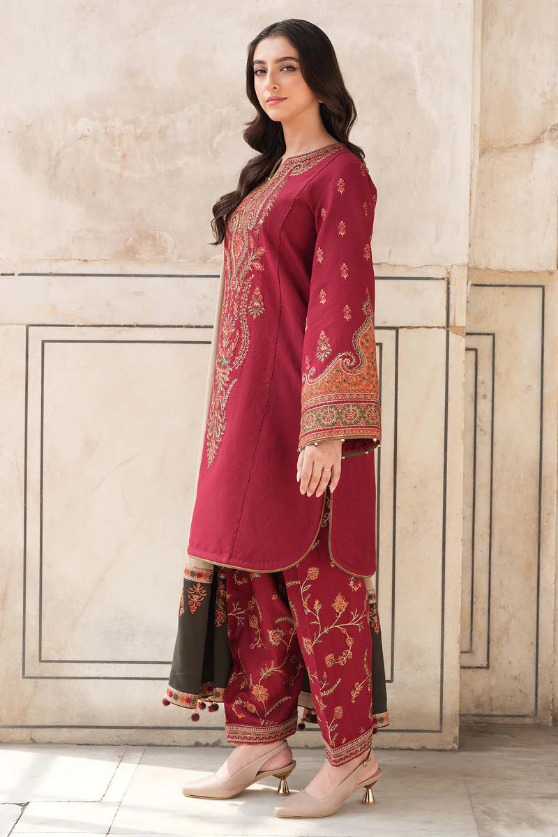 Jazmin EMBROIDERED SLUB KHADDAR DW'24 D3