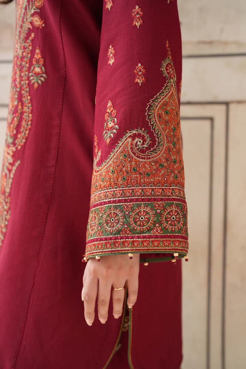 Jazmin EMBROIDERED SLUB KHADDAR DW'24 D3