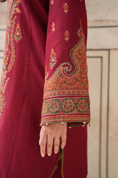 Jazmin EMBROIDERED SLUB KHADDAR DW'24 D3