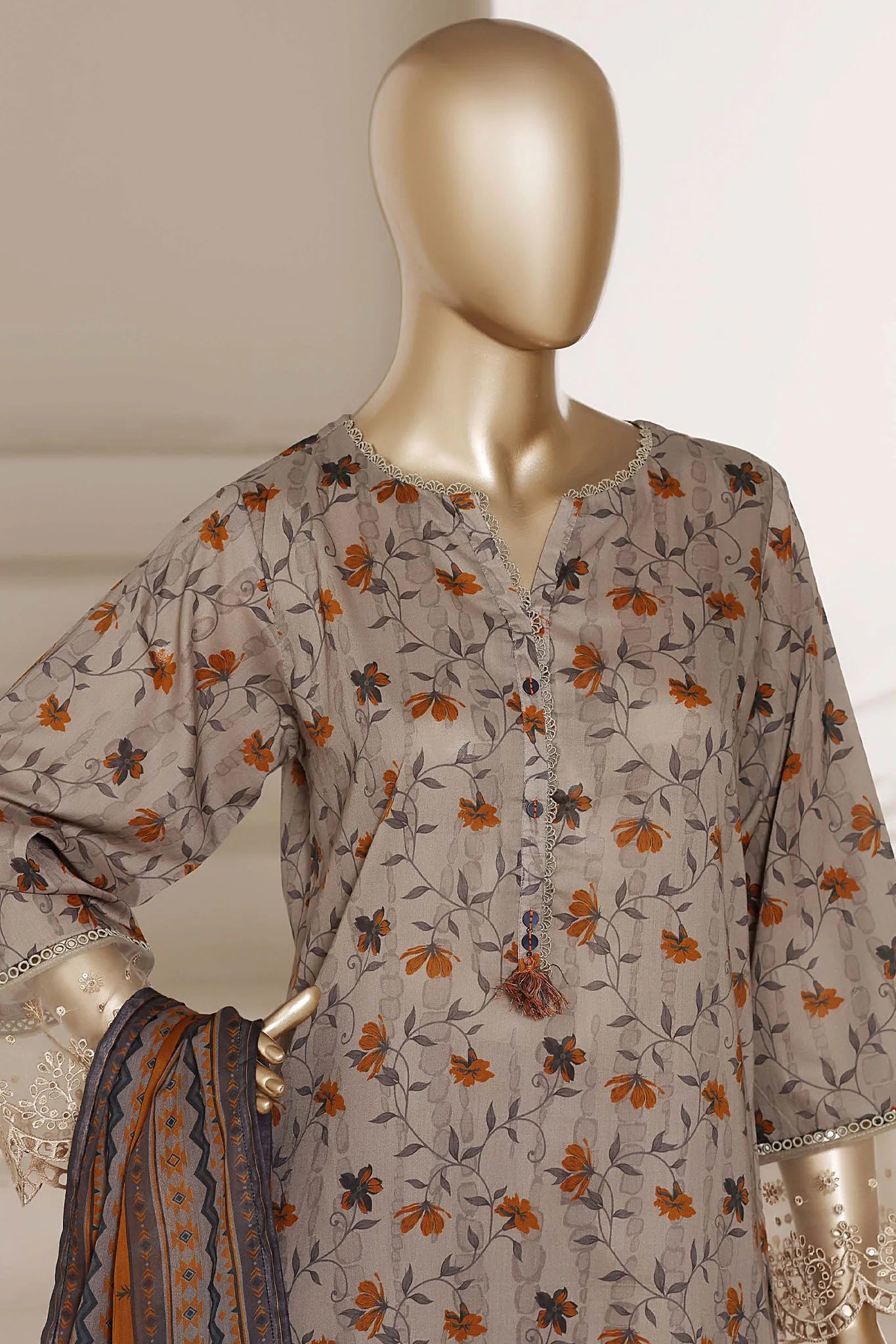 Amyrah By Sada Bahar Stitched 3 Piece Festive Emb Lawn Vol-01 Suit