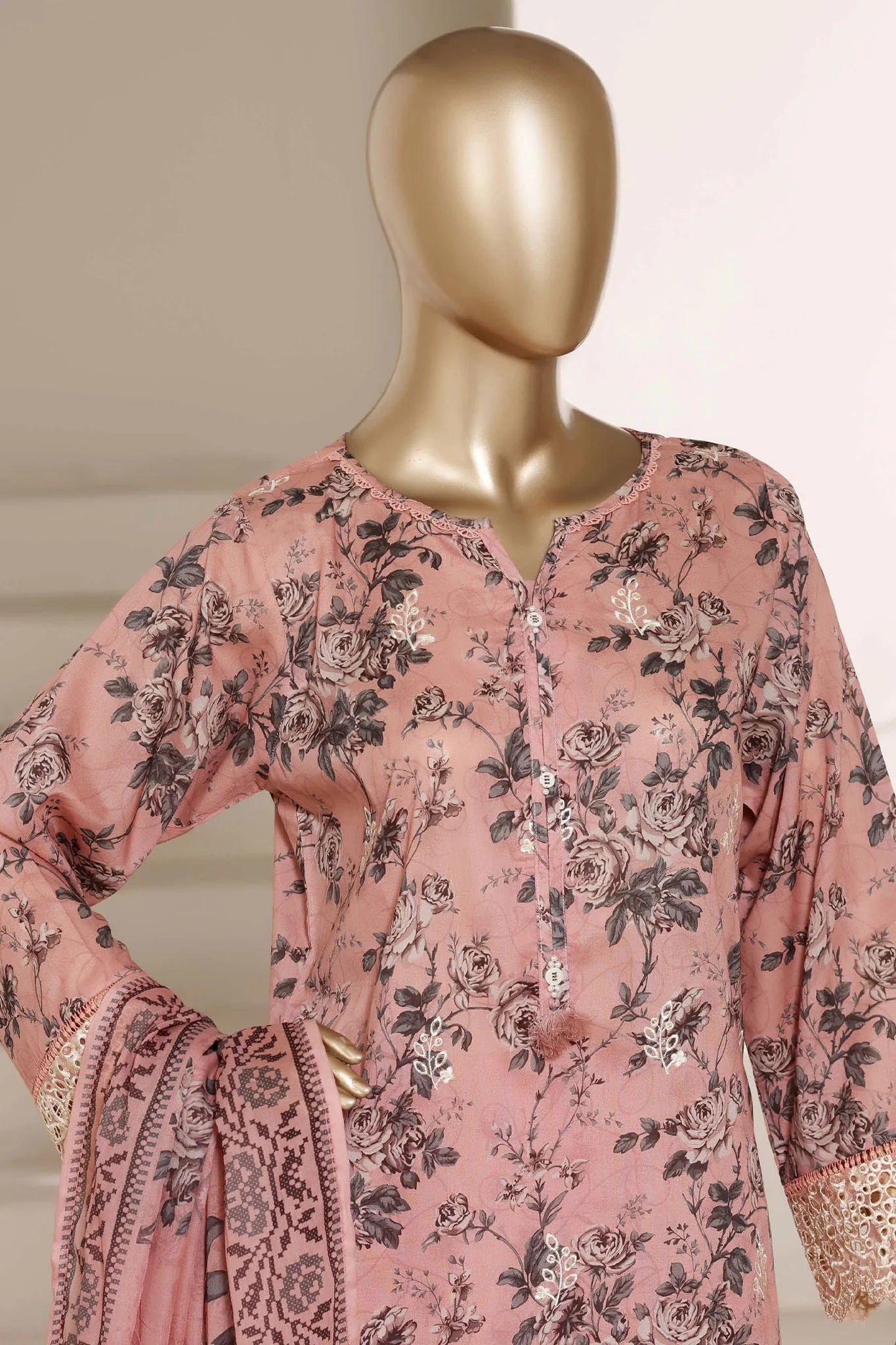 Amyrah By Sada Bahar Stitched 3 Piece Festive Emb Lawn Vol-01 Suit