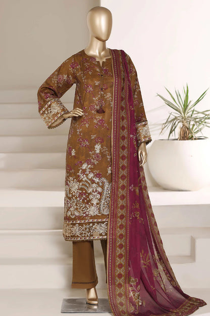 Amyrah By Sada Bahar Stitched 3 Piece Festive Emb Lawn Vol-01 Suit