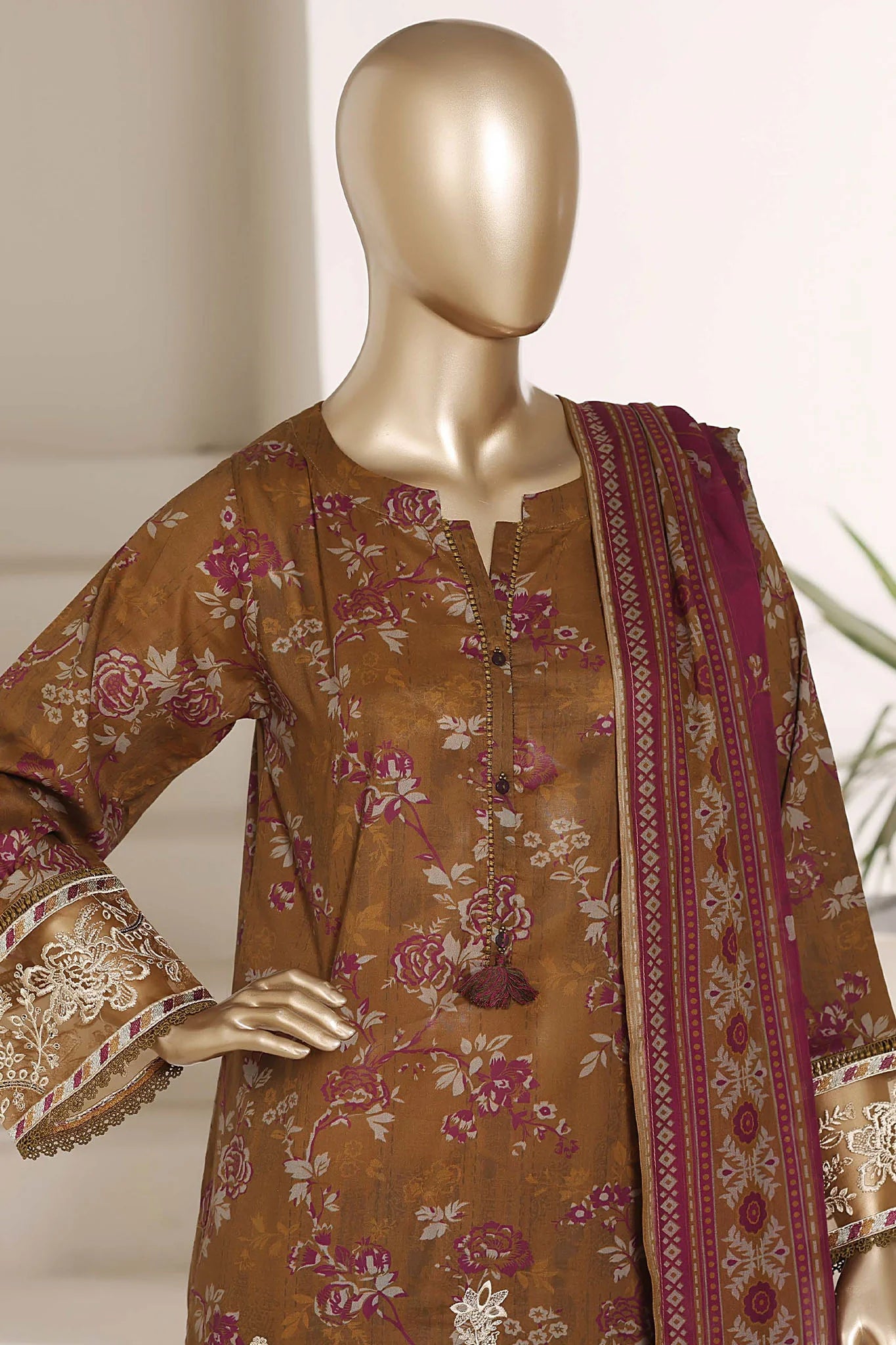 Amyrah By Sada Bahar Stitched 3 Piece Festive Emb Lawn Vol-01 Suit