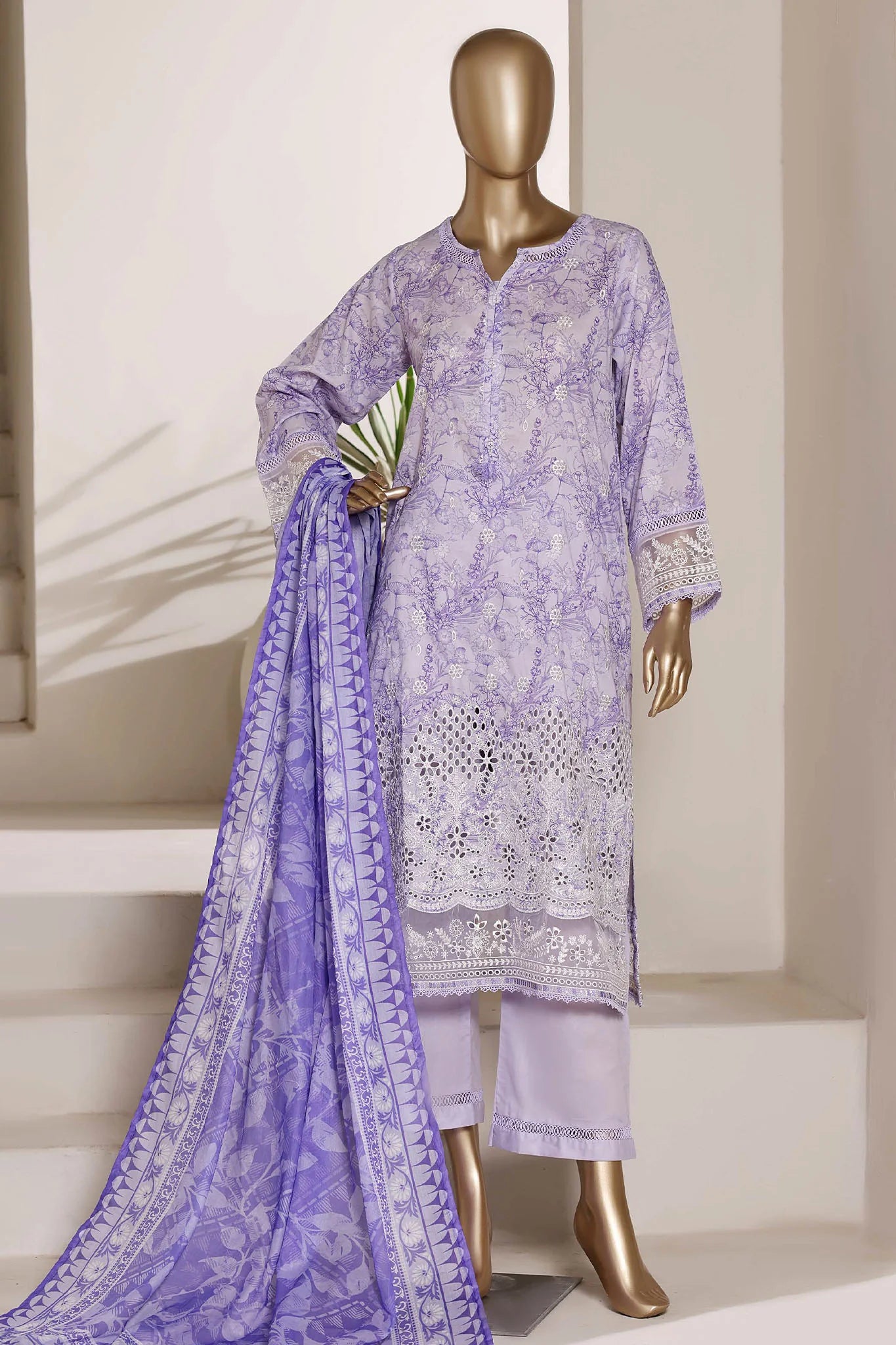 Amyrah By Sada Bahar Stitched 3 Piece Festive Emb Lawn Vol-01 Suit