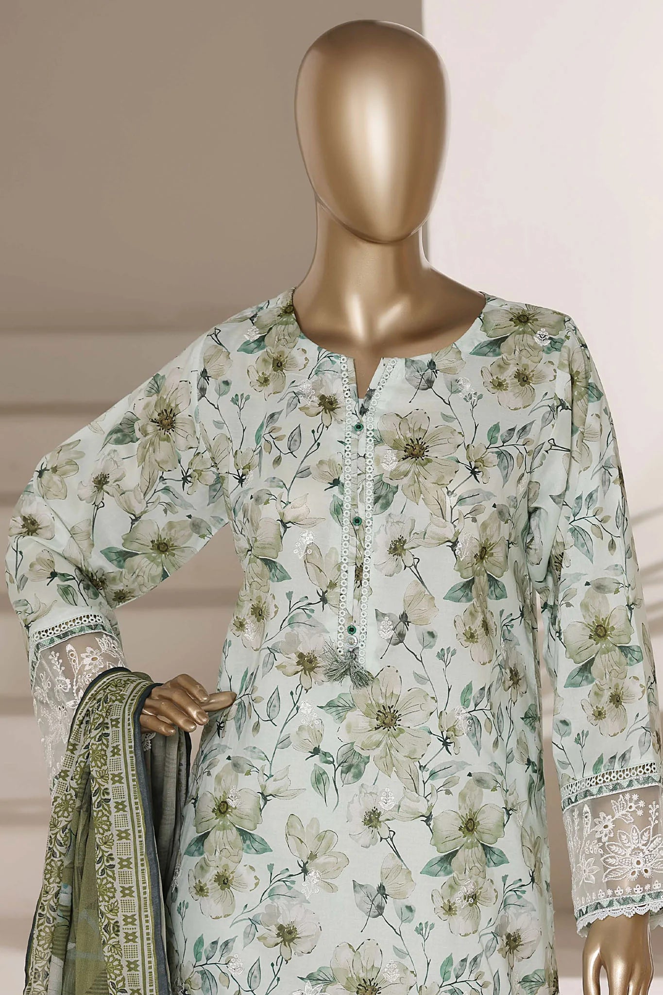 Amyrah By Sada Bahar Stitched 3 Piece Festive Emb Lawn Vol-01 Suit