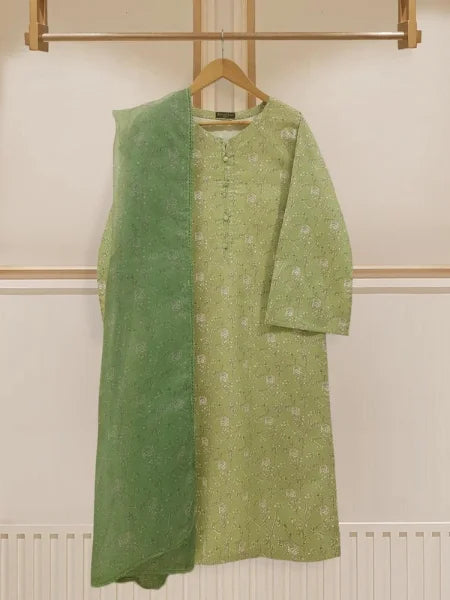 Agha Noor Stitched Three Piece Premium Digital Printed Pure Lawn suit