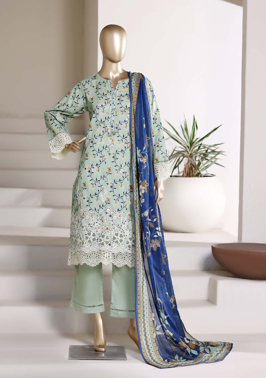 New Amyrah By Sada Bahar Stitched 3 Piece Festive Emb Lawn Vol-02 Suit