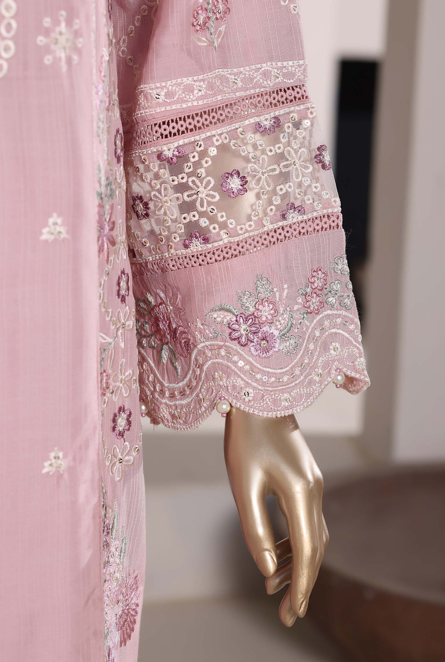 Sada Bahar Stitched 3 Piece Luxury Emb Festive Vol-03