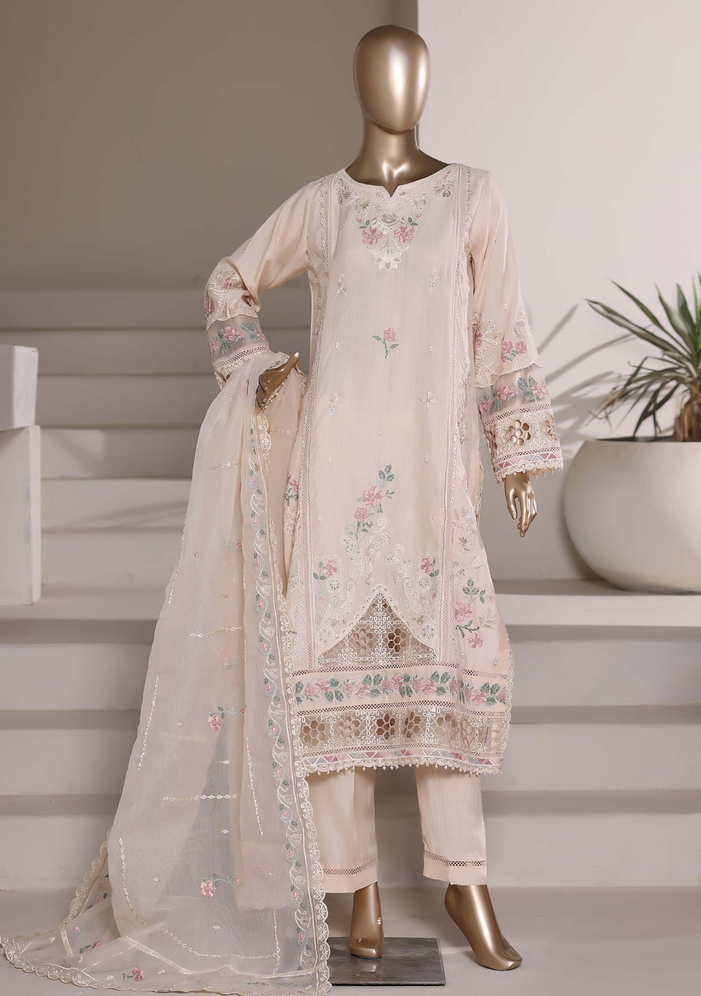 Sada Bahar Stitched 3 Piece Luxury Emb Festive Vol-03