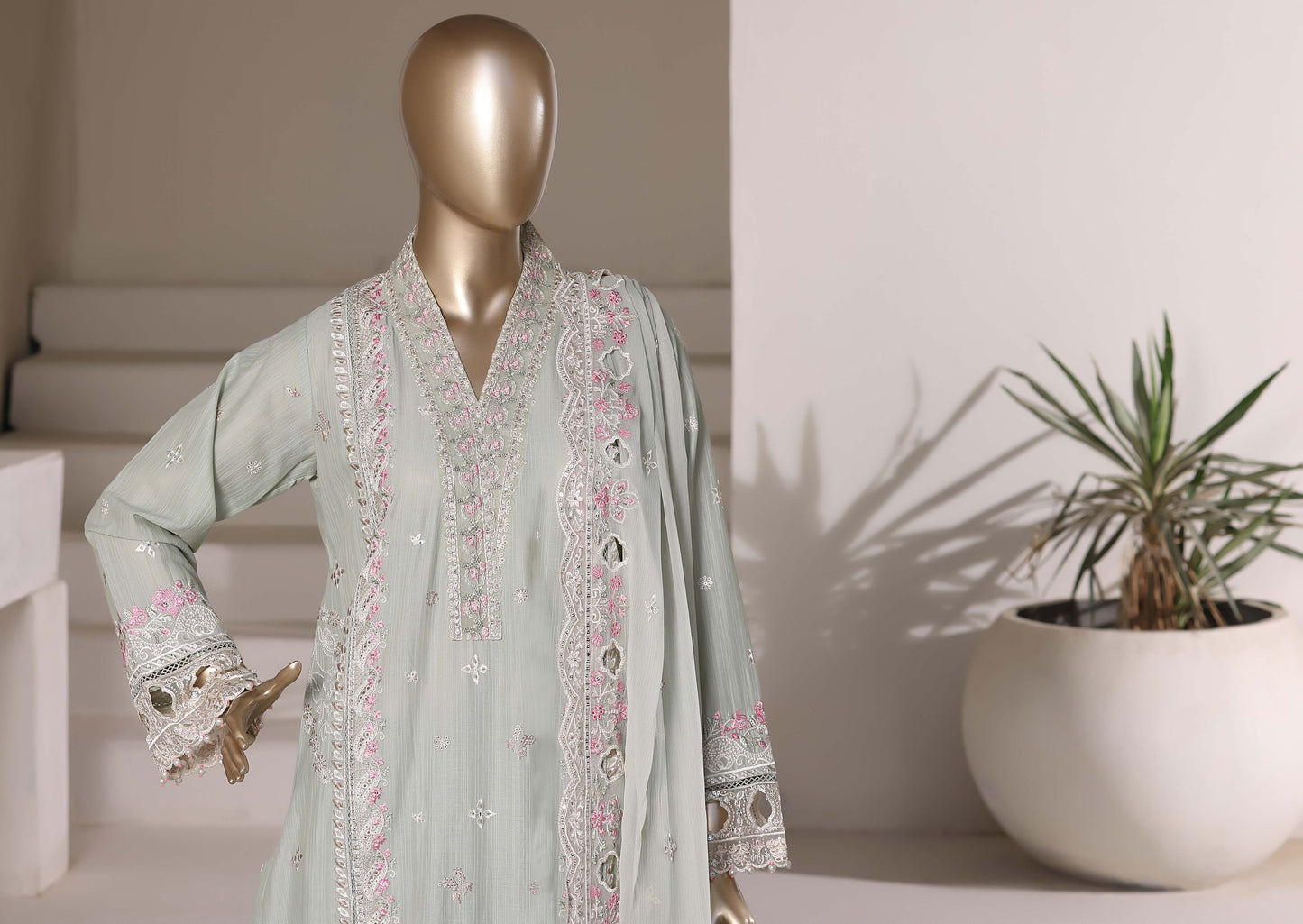 Sada Bahar Stitched 3 Piece Luxury Emb Festive Vol-03