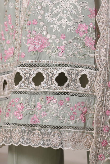 Sada Bahar Stitched 3 Piece Luxury Emb Festive Vol-03