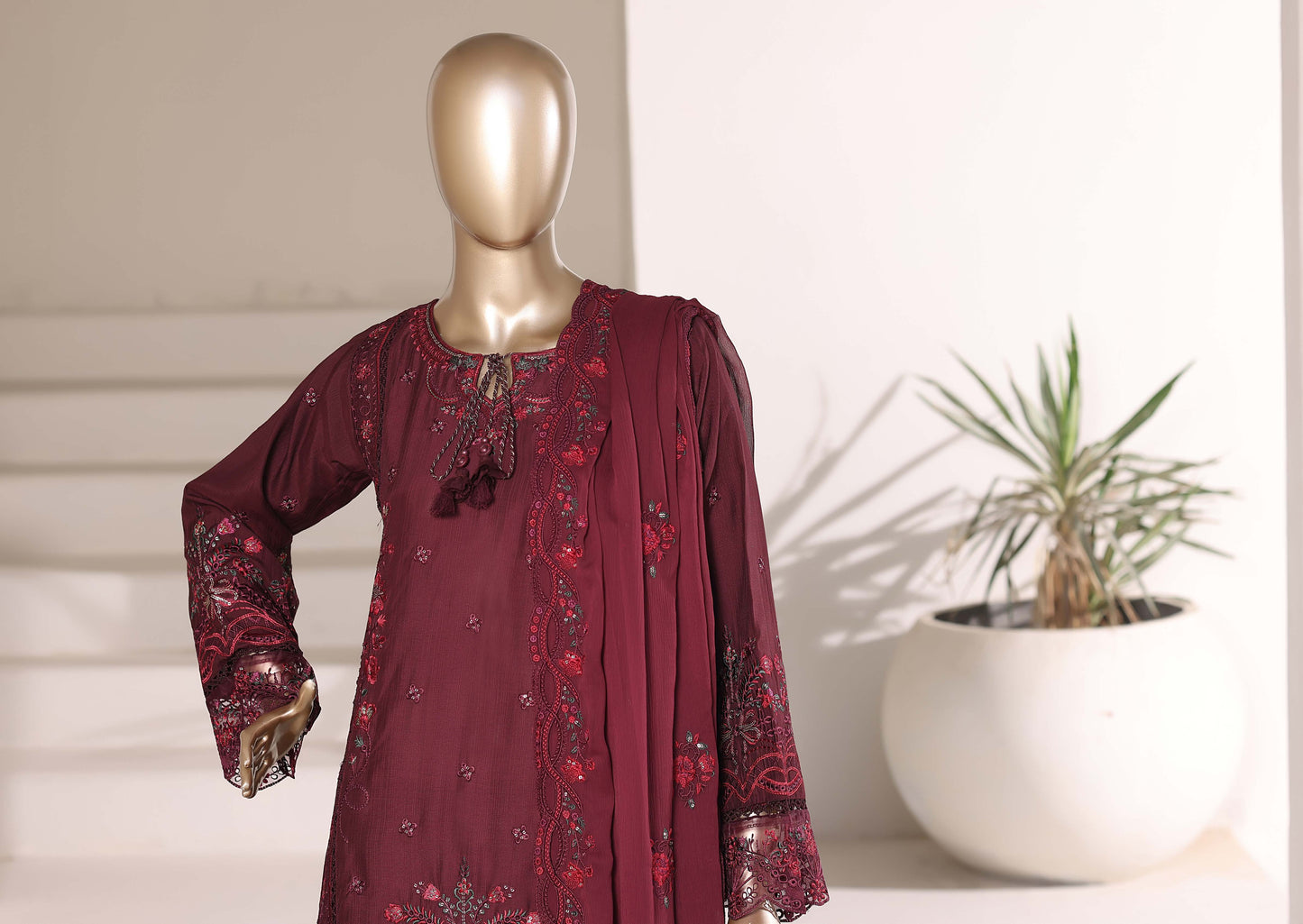Sada Bahar Stitched 3 Piece Luxury Emb Festive Vol-03