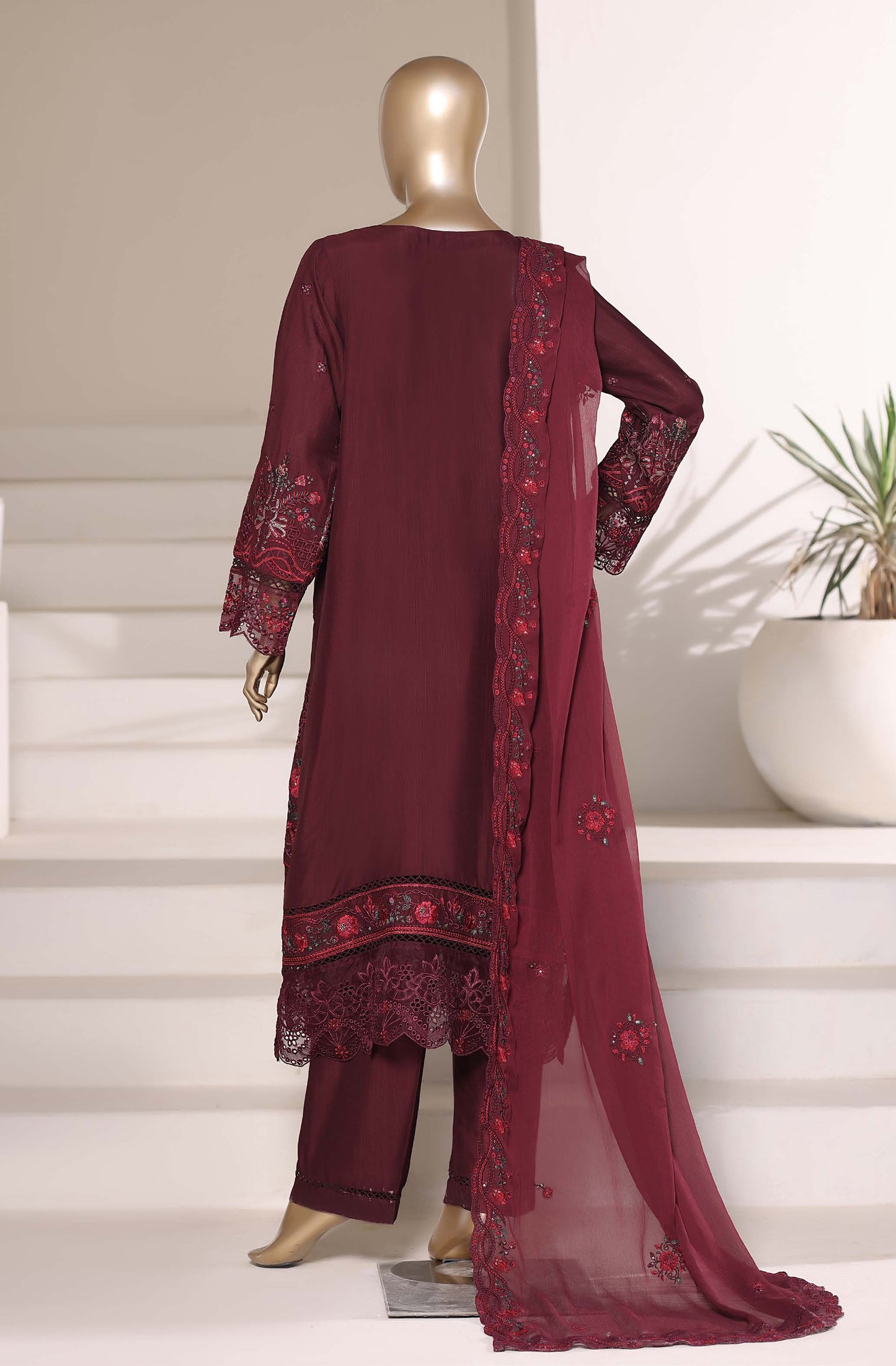 Sada Bahar Stitched 3 Piece Luxury Emb Festive Vol-03