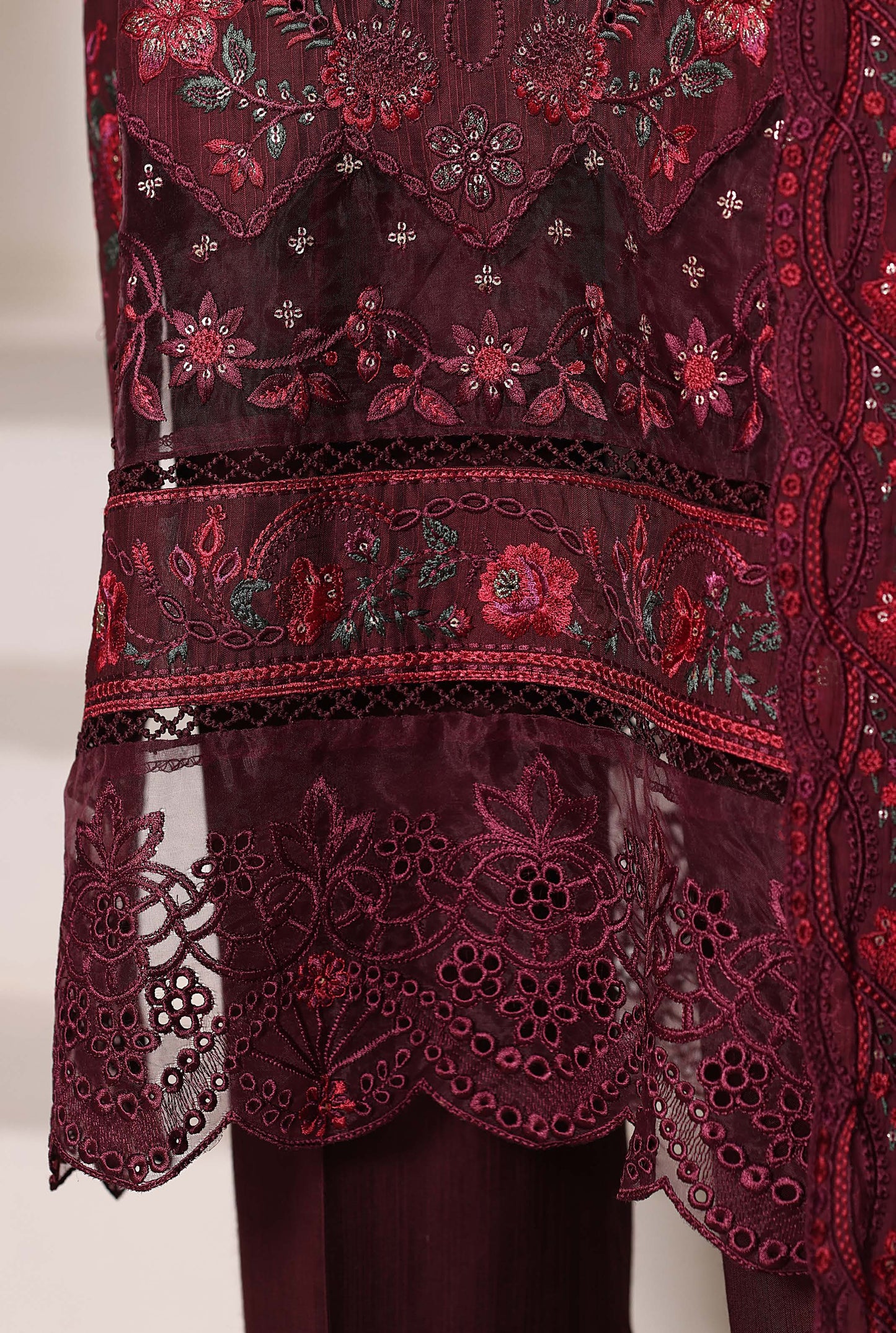 Sada Bahar Stitched 3 Piece Luxury Emb Festive Vol-03