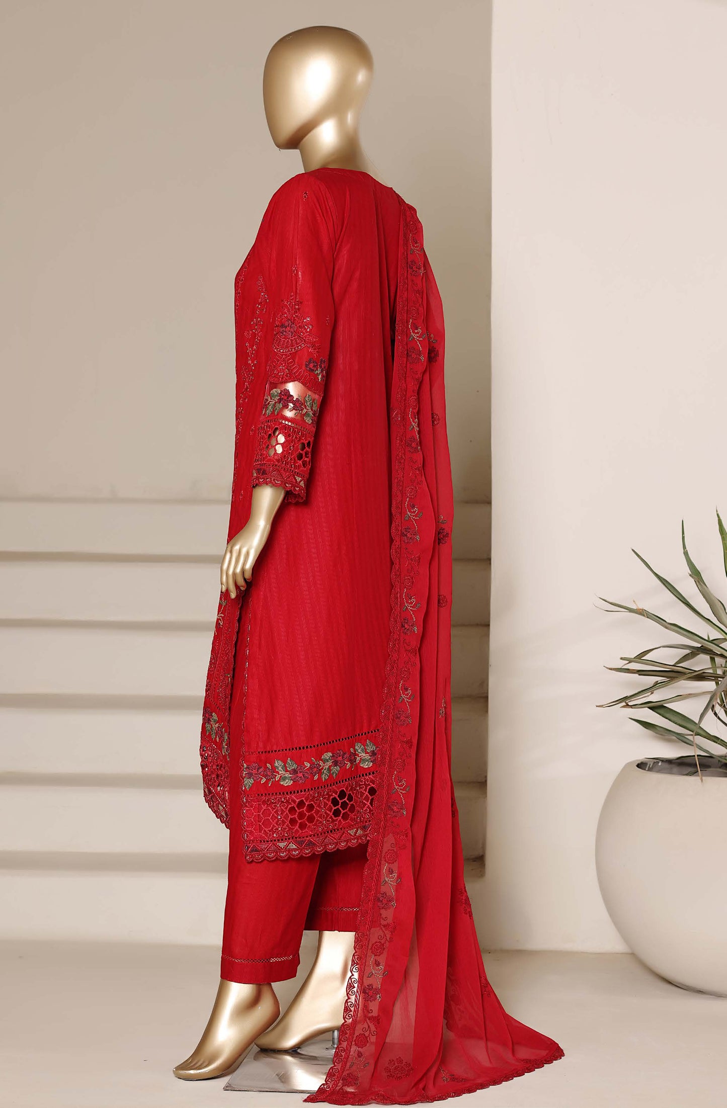 Sada Bahar Stitched 3 Piece Luxury Emb Festive Vol-04 Suit