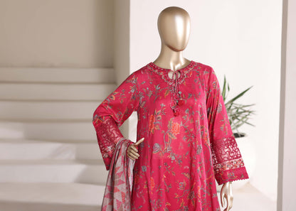 Sada Bahar Stitched 3 Piece Peplum Luxury Frock Vol-01 Suit