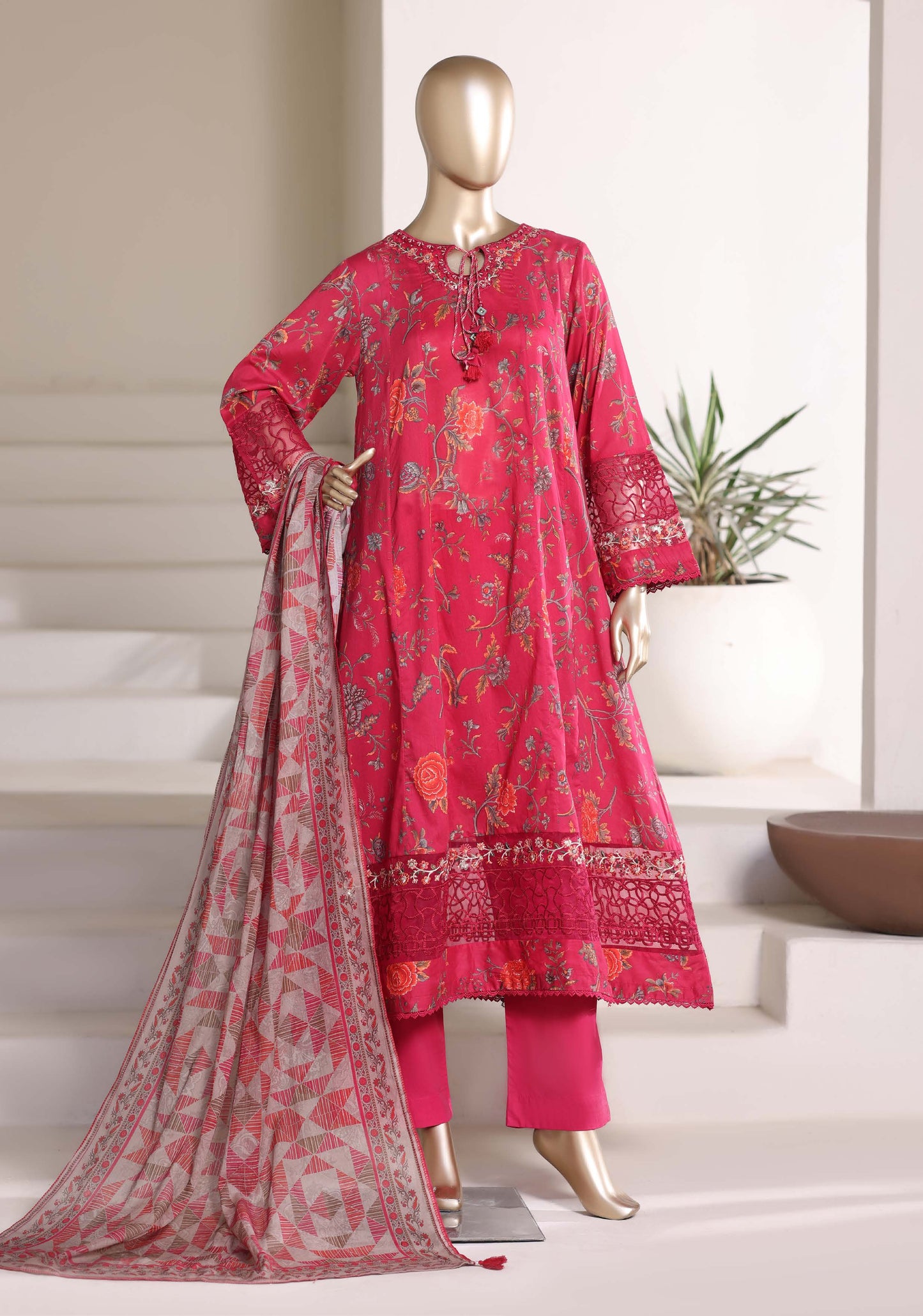 Sada Bahar Stitched 3 Piece Peplum Luxury Frock Vol-01 Suit
