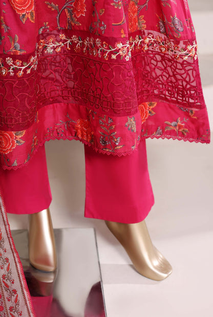 Sada Bahar Stitched 3 Piece Peplum Luxury Frock Vol-01 Suit