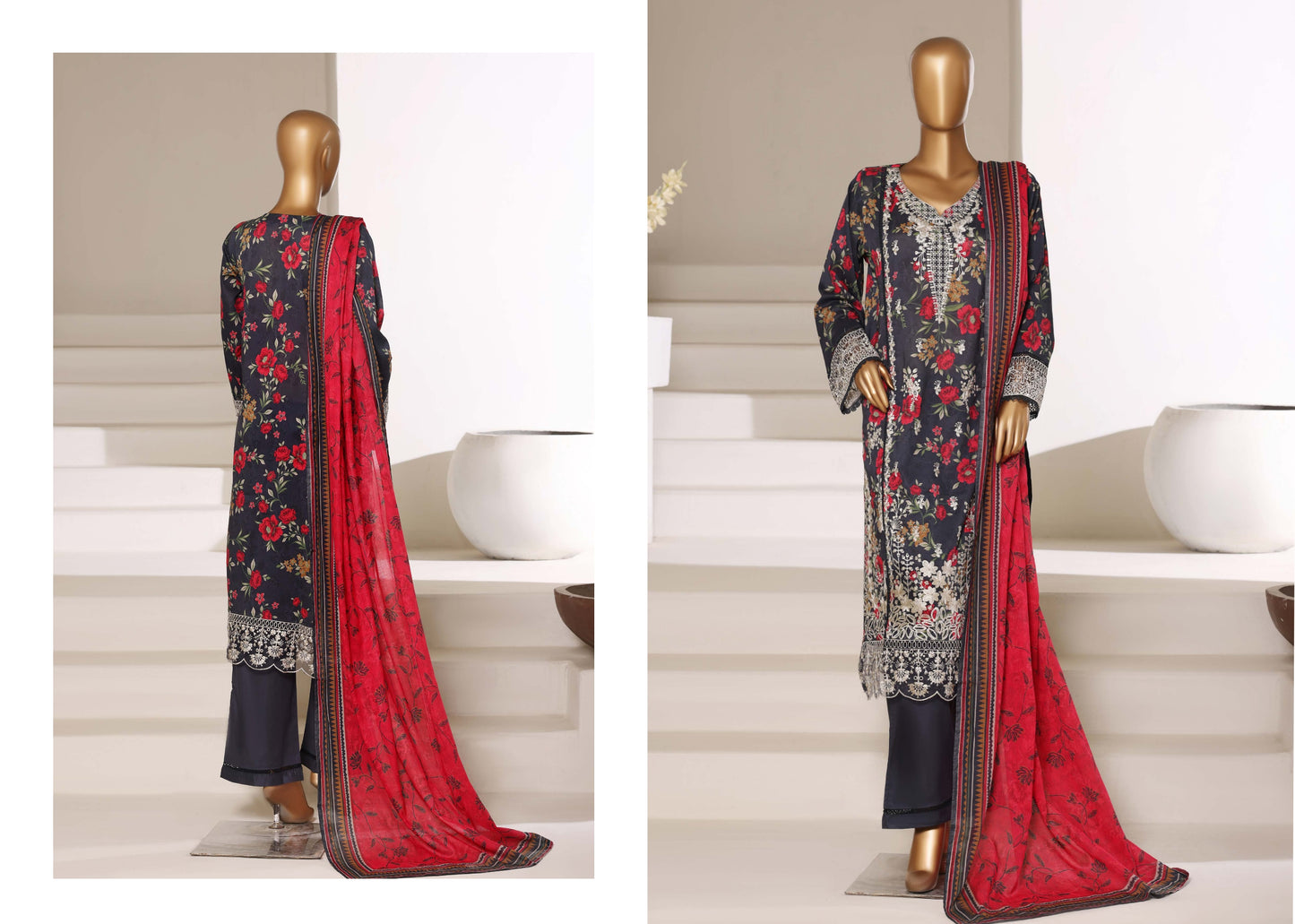 Elegance - Sadabahar Signature Festive Vol 1 Embroidered Suit