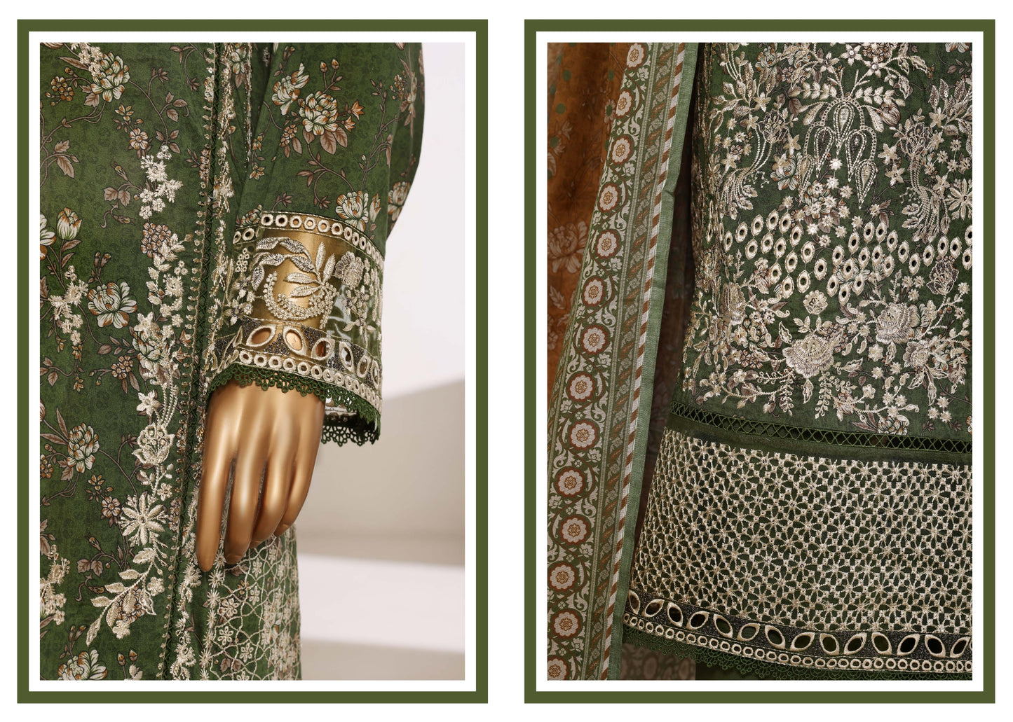 Emerald Grace - Sadabahar Signature Festive Vol 1 Embroidered Suit