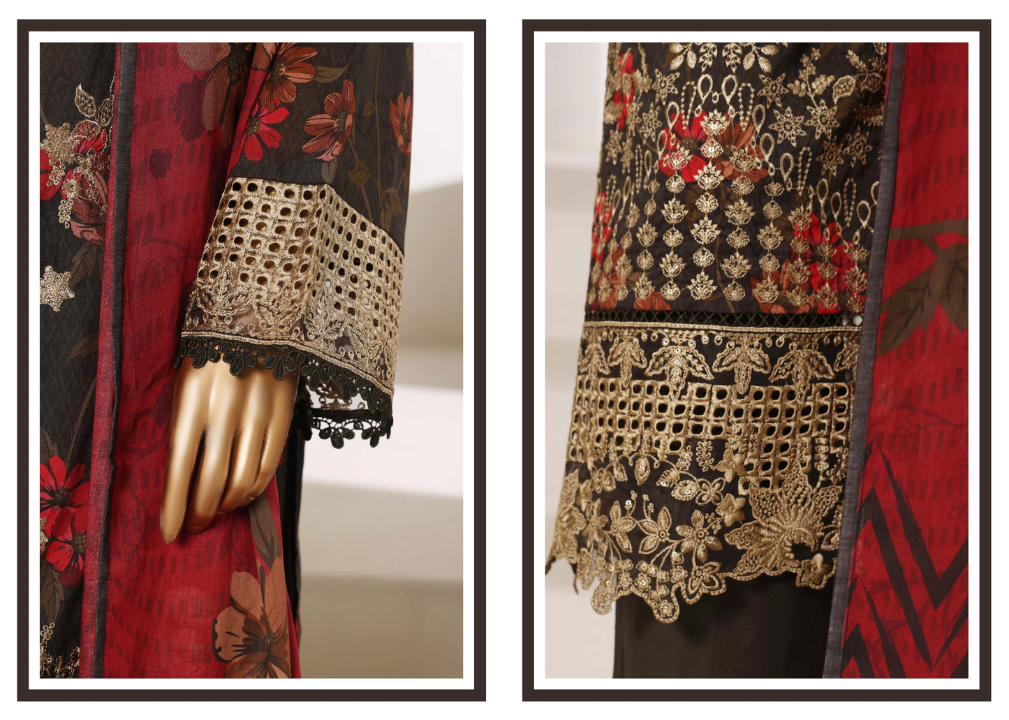 Luxury - Sadabahar Signature Festive Vol 1 Embroidered Suit