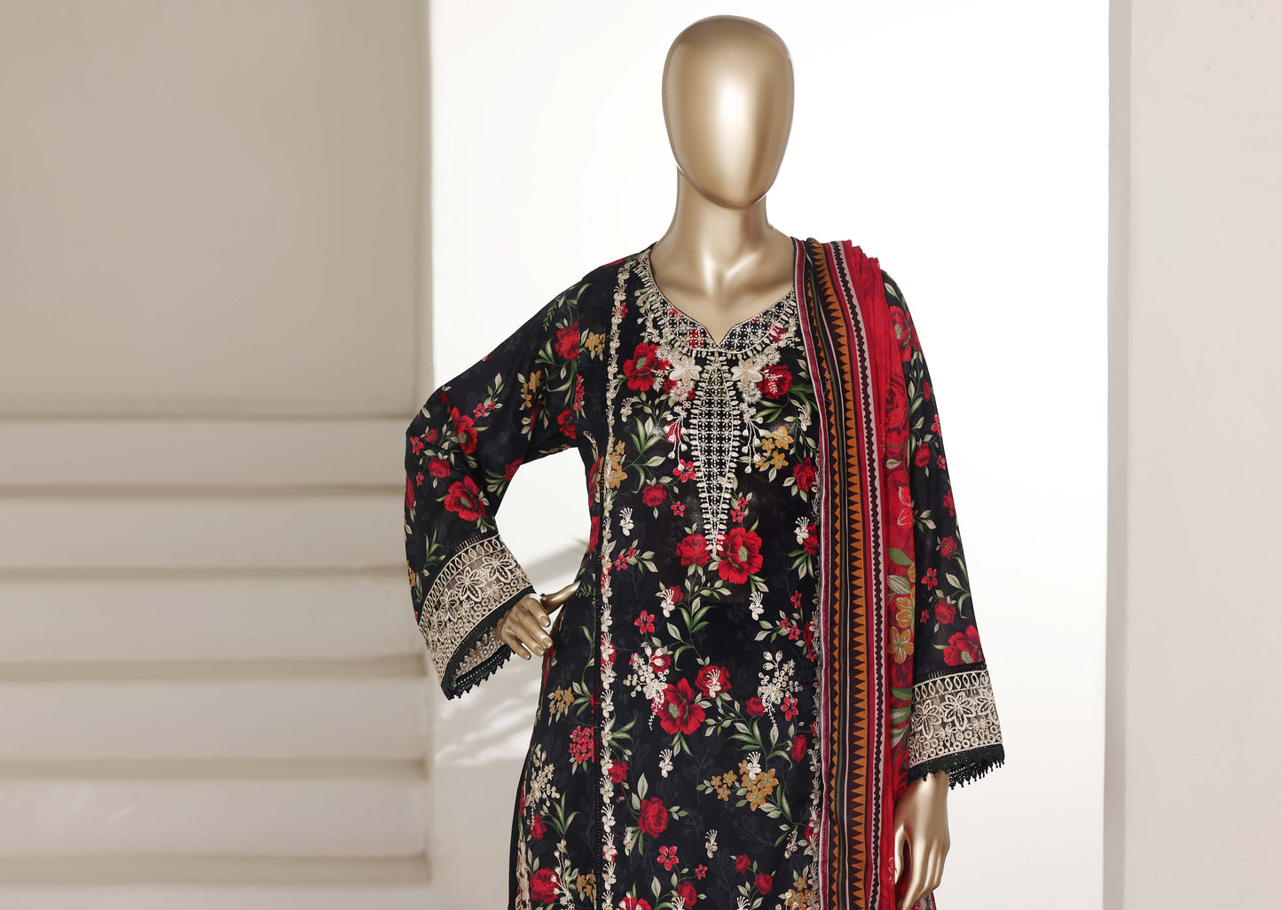 SADABAHAR SIGNATURE EMBROIDERED FESTIVE STITCHED 3-PIECE COLLECTION